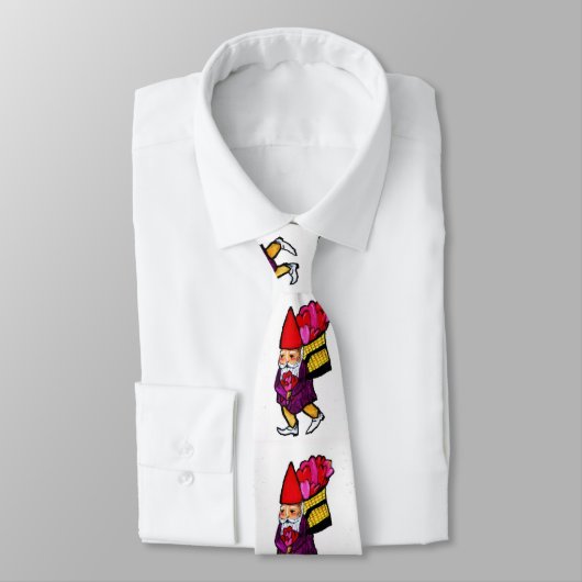 GNOME MIT VALENTINE HEARTS KRAWATTE (Gebunden)