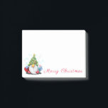 Gnome mit Weihnachtsbaum Hat Funny Post es Notizen<br><div class="desc">Post it Notes with Niedlich Gnome with Christmas Tree Hat and Gift - Fun Cartoon Zeichnend - Choose / Add Your Unique Text / Name / Color - Make Your Special Sticky Notes Gift - Umgrösse und verschieben oder entfernen und fügen Sie Elemente / Text mit Customizer Tool! Zeichn und...</div>