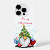 Gnome mit Weihnachtsgeschenk für Sie Case-Mate iPhone Hülle (Rückseite)