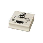 Gnome mit Zeichen Gummistempel (Stempel)