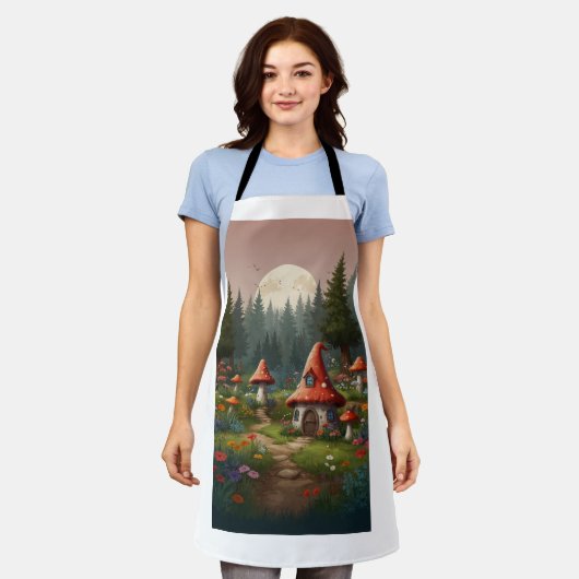 Gnome & Mushroom Magic Schürze (Getragen)