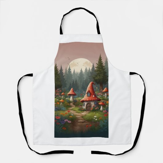 Gnome & Mushroom Magic Schürze (Vorderseite)