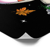 Gnome Mushroom-Meditation Poster (Ecke)