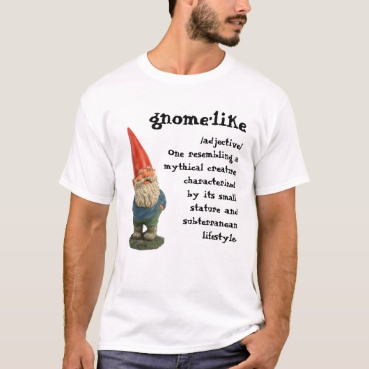 Gnome-Nachthemd T-Shirt (Vorderseite)