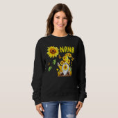 Gnome Nanna Sunflower Liebe Sweatshirt (Vorne ganz)