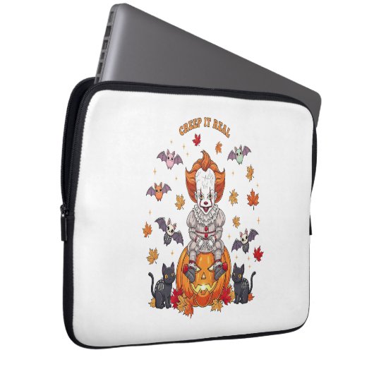Gnome Niedlich Pumpkin Halloween Laptopschutzhülle (Vorne Rechts)