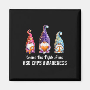 Gnome Niemand kämpft Rsd Crps Awareness allein Rsd Magnet
