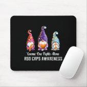 Gnome Niemand kämpft Rsd Crps Awareness allein Rsd Mousepad (Mit Mouse)