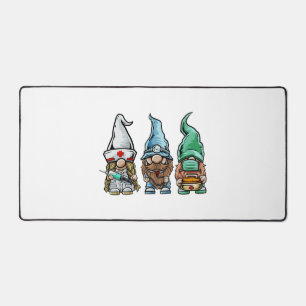 Gnome Nurse and Doctor Squad Quarantine 2020 Gesch Schreibtischunterlage
