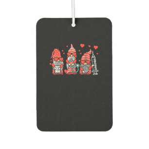 Gnome Nurse Scrub Valentine RN ICU ER Valentine D Autolufterfrischer
