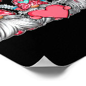 Gnome Nurse Scrub Valentine Rn Icu Er Valentine D Poster (Ecke)