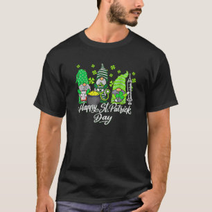 Gnome Nurses Saint Pattys Scrub Nurse St Patricks T-Shirt