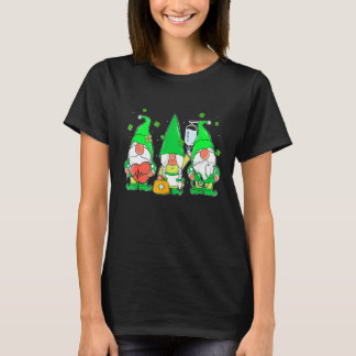 Gnome Nurses Saint Pattys Scrub Nurse St Patricks T-Shirt