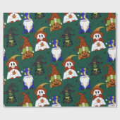 Gnome-o-Ween (Groß) Geschenkpapier (Flach)
