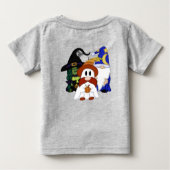 Gnome-O-Ween Kürbis-Hexen-Witze T-Shirts (Rückseite)