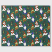 Gnome-o-Ween (Mittel) Geschenkpapier (Flach)