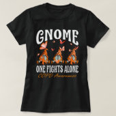 Gnome One Fights Alone COPD Awareness T-Shirt (Design vorne)