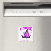 Gnome One Fights Alone Cystic Fibrosis Awareness Magnet (In Situ (Geschirrspüler))