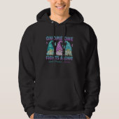 Gnome One Fights Alone Suicide Prevention Awarenes Hoodie (Vorderseite)