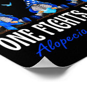 Gnome One kämpft allein Alopezie Bewusstsein 1 Poster (Ecke)