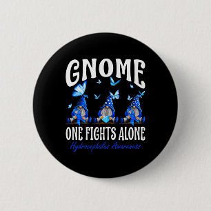 Gnome One kämpft allein Hydrocephalus Bewusstsein Button