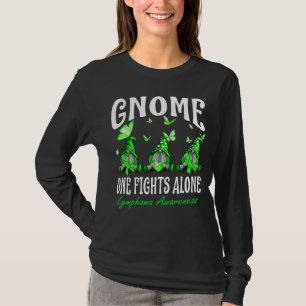 Gnome One kämpft allein Lymphomen Bewusstsein T-Shirt