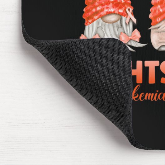 Gnome One kämpft allein Orange Leukämie Bewusstsei Mousepad (Ecke)