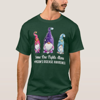 Gnome One kämpft allein Parkinson-Krankheit T-Shirt