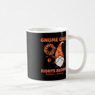 Gnome One kämpft allein um Orange Ribbon Leukämie  Kaffeetasse