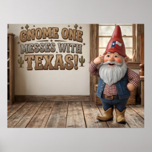 "Gnome One Spielt Mit Texas" Workshop Poster