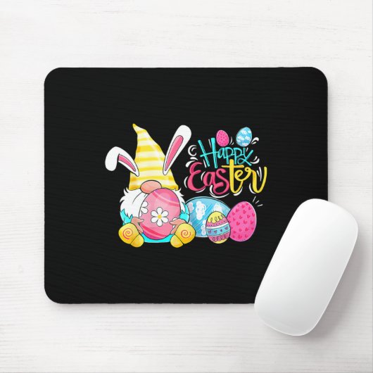 Gnome Ostereier Hunt Gnomes Bunny Happy Oaster Da Mousepad (Mit Mouse)