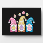 Gnome Osterfarbene Niedliche Eier Frühlingsurlaub Fotoplatte (Vorderseite)