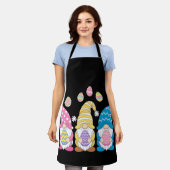 Gnome Osterfarbene Niedliche Eier Frühlingsurlaub Schürze (Getragen)