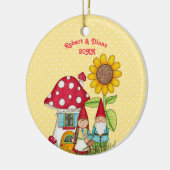 Gnome-Paare im Garten Keramik Ornament (Links)