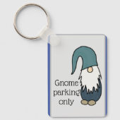 Gnome Parking Sign Schlüsselanhänger (Vorderseite)