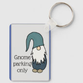 Gnome Parking Sign Schlüsselanhänger (Rückseite)