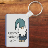 Gnome Parking Sign Schlüsselanhänger (Rückseite)