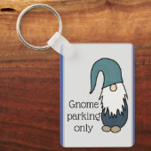 Gnome Parking Sign Schlüsselanhänger (Vorderseite)