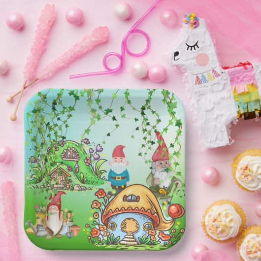 Gnome-Party Pappteller (Party)