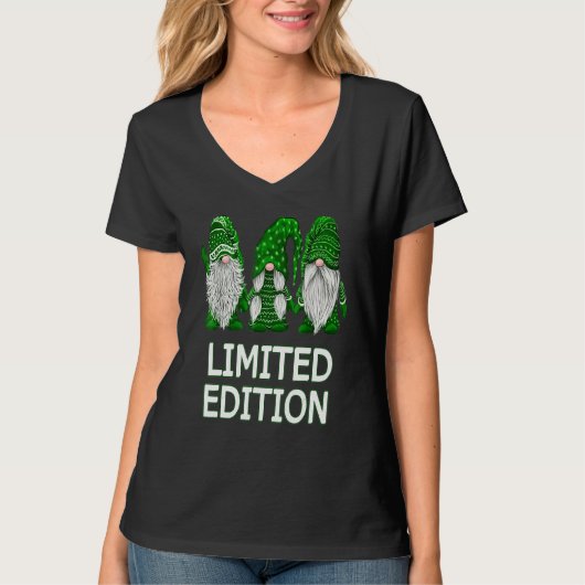 Gnome Patricks Day T-Shirt (Vorderseite)