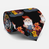 Gnome Pattern Krawatte (Gerollt)