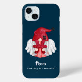 Gnome Pisces Astrologie Sign Angel Case-Mate iPhone Hülle (Rückseite)