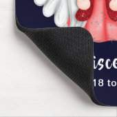 Gnome Pisces Astrologie Signatur Angel Maus Pad Mousepad (Ecke)