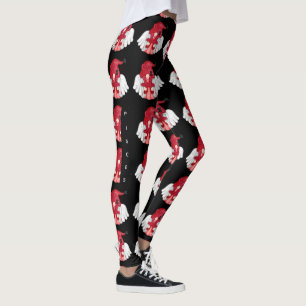 Gnome Pisces Astrologie Signature Angel Leggings