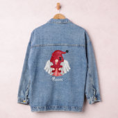 Gnome Pisces Zodiac Astrologie Signatur Angel Wome Jeansjacke (Hangar)