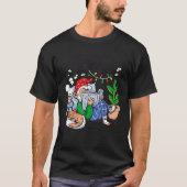 Gnome Place like Zuhause Book Reader Gnome No Plac T-Shirt (Vorderseite)