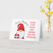 *GNOME PLACE WIE ZUHAUSE FÜR URLAUB* KARTE (Gelbe Blume)