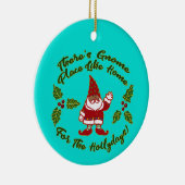 Gnome Place wie Zuhause | Weihnachten Keramik Ornament (Rechts)