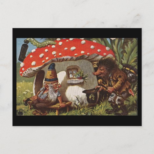Gnome Postkarte (Vorderseite)