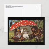 Gnome Postkarte (Vorne/Hinten)
